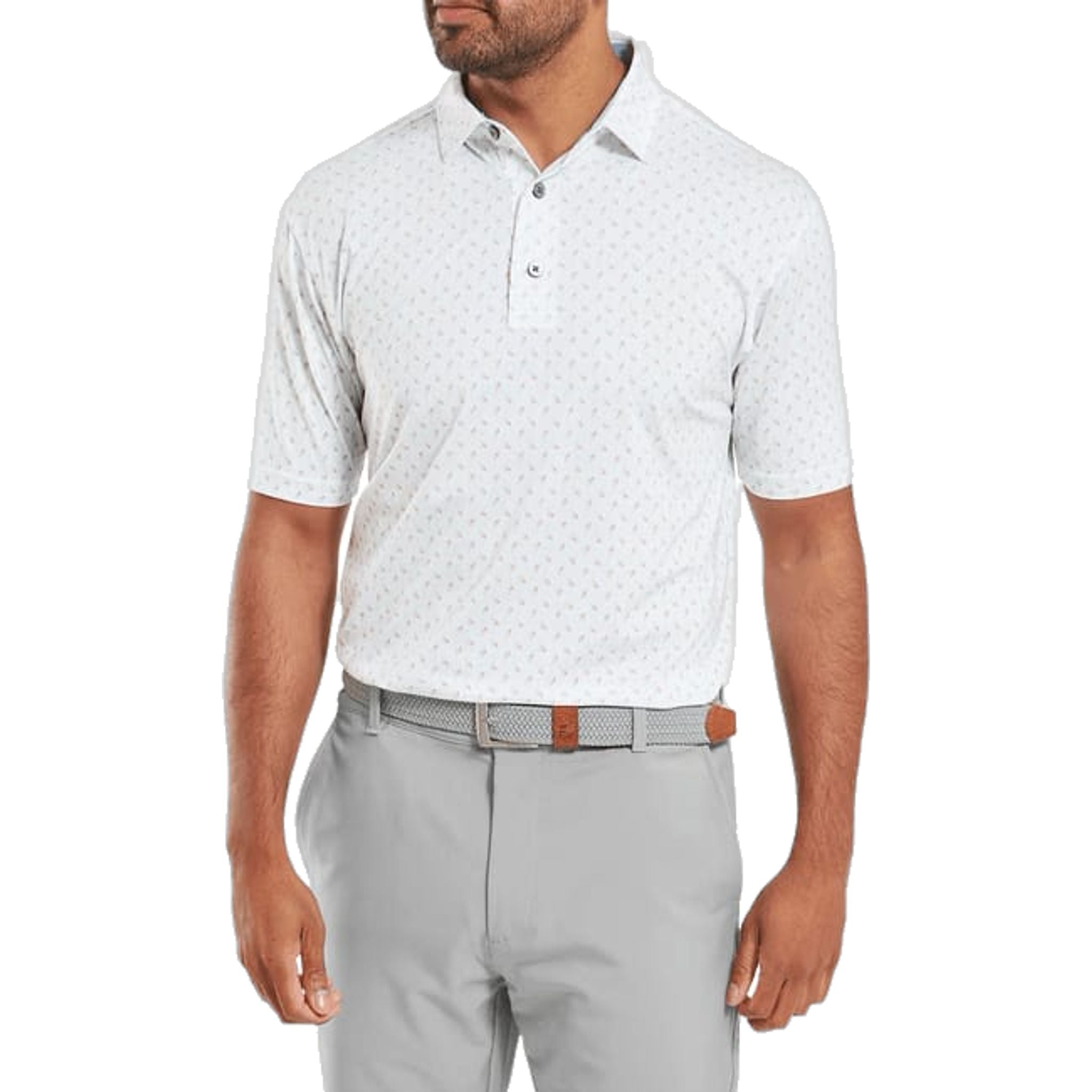 Polo da uomo Footjoy Flower Bud