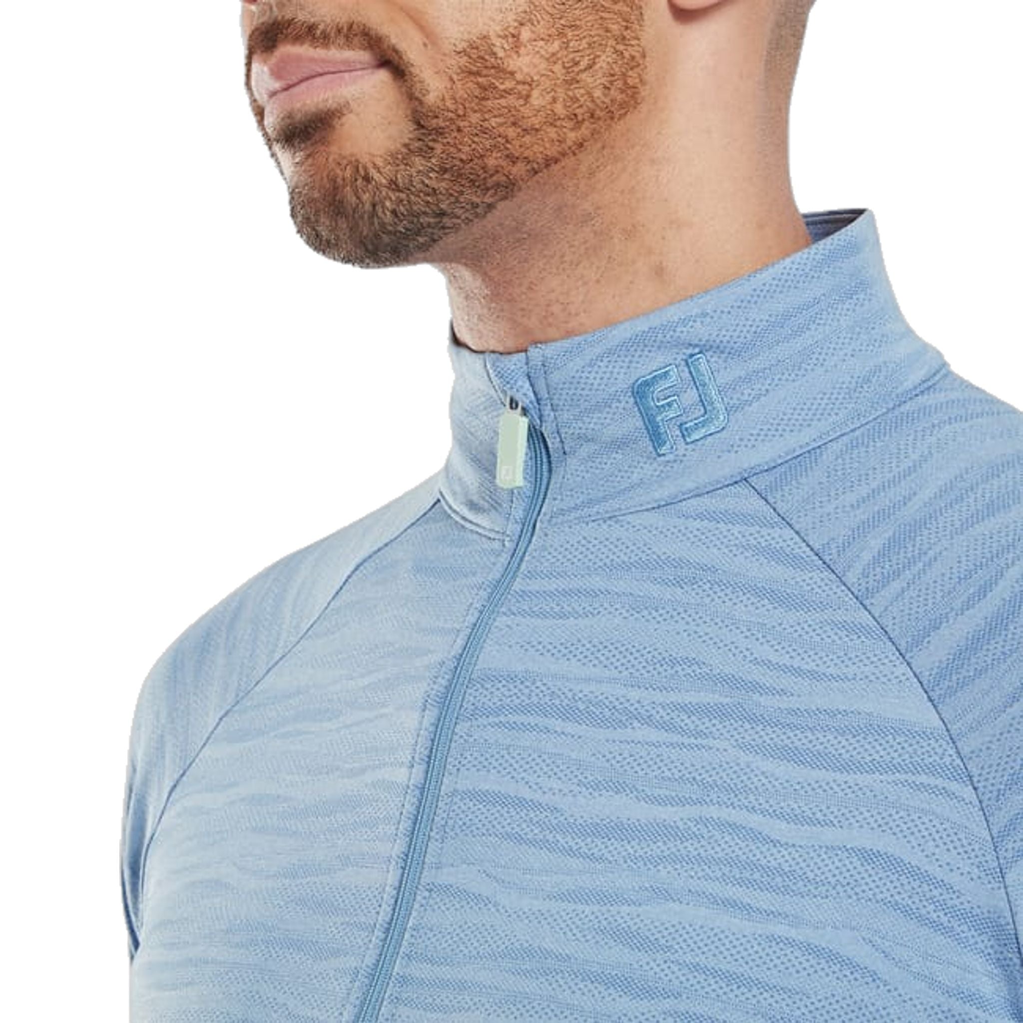 Footjoy Wave Jacquard Chill-Out Midlayer Uomo