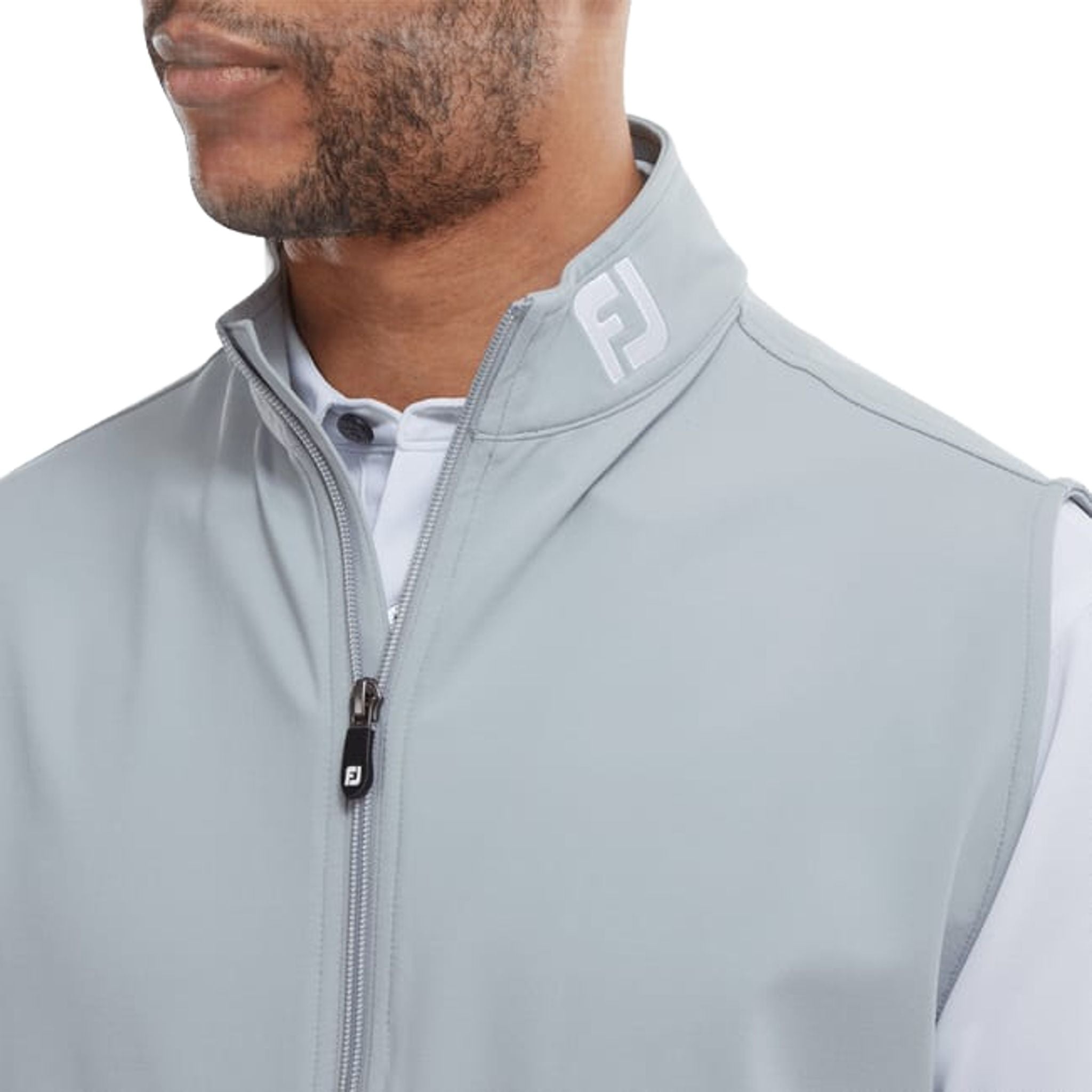 Gilet in maglia con zip intera Footjoy da uomo