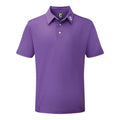Polo Footjoy M Stretch Pique SS Viola Uomo
