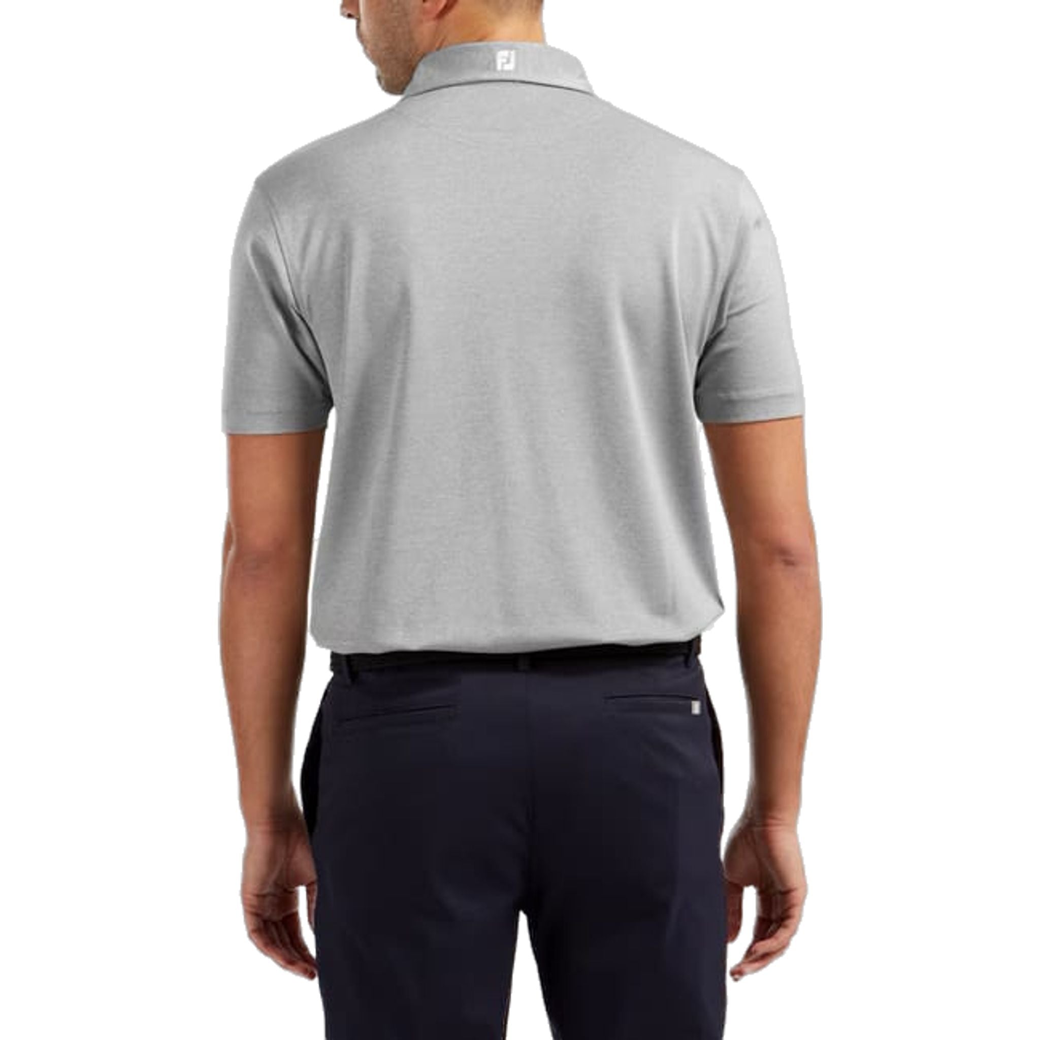 Polo Footjoy M Stretch Pique SS Viola Uomo