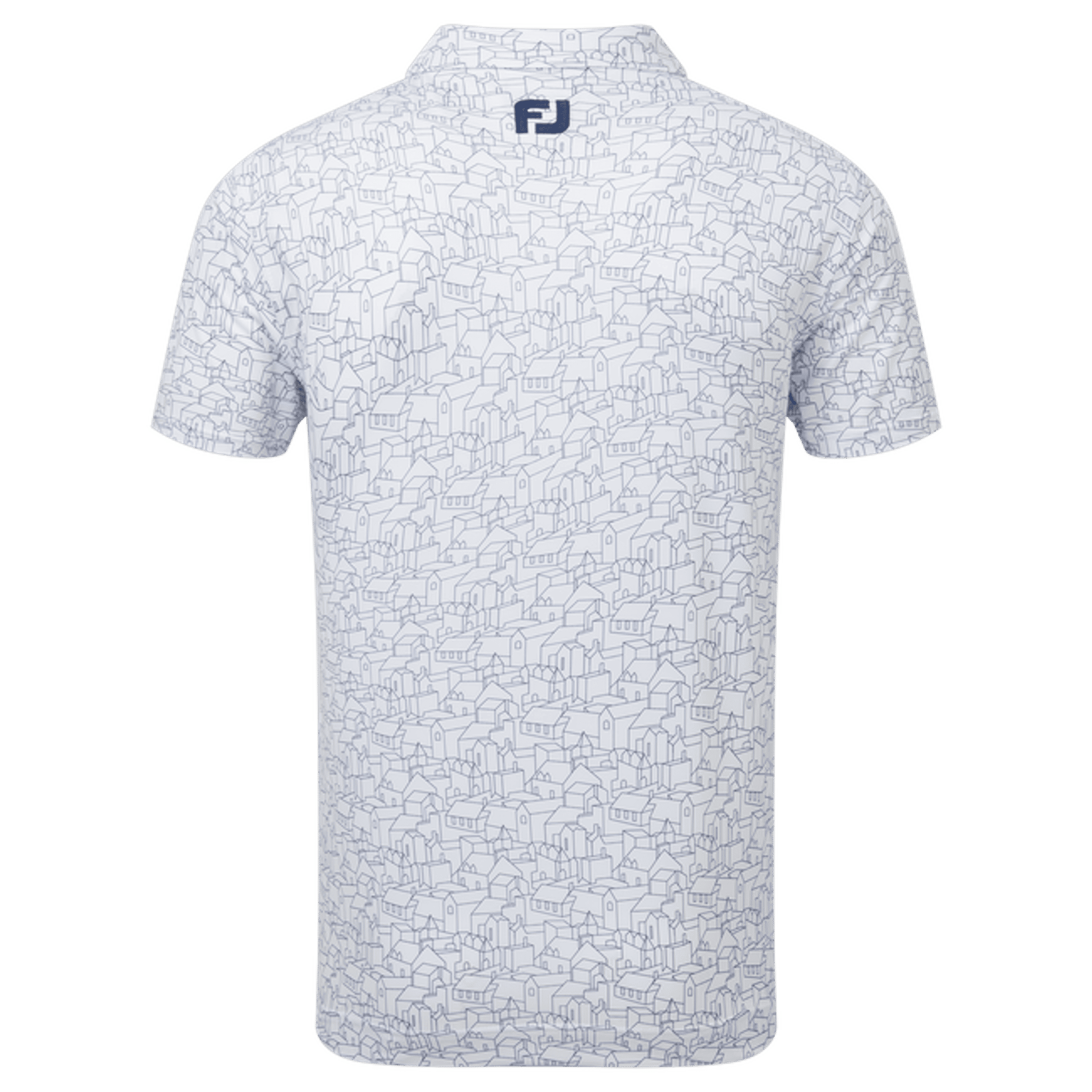 Footjoy Scottish Town Print Polo Herren