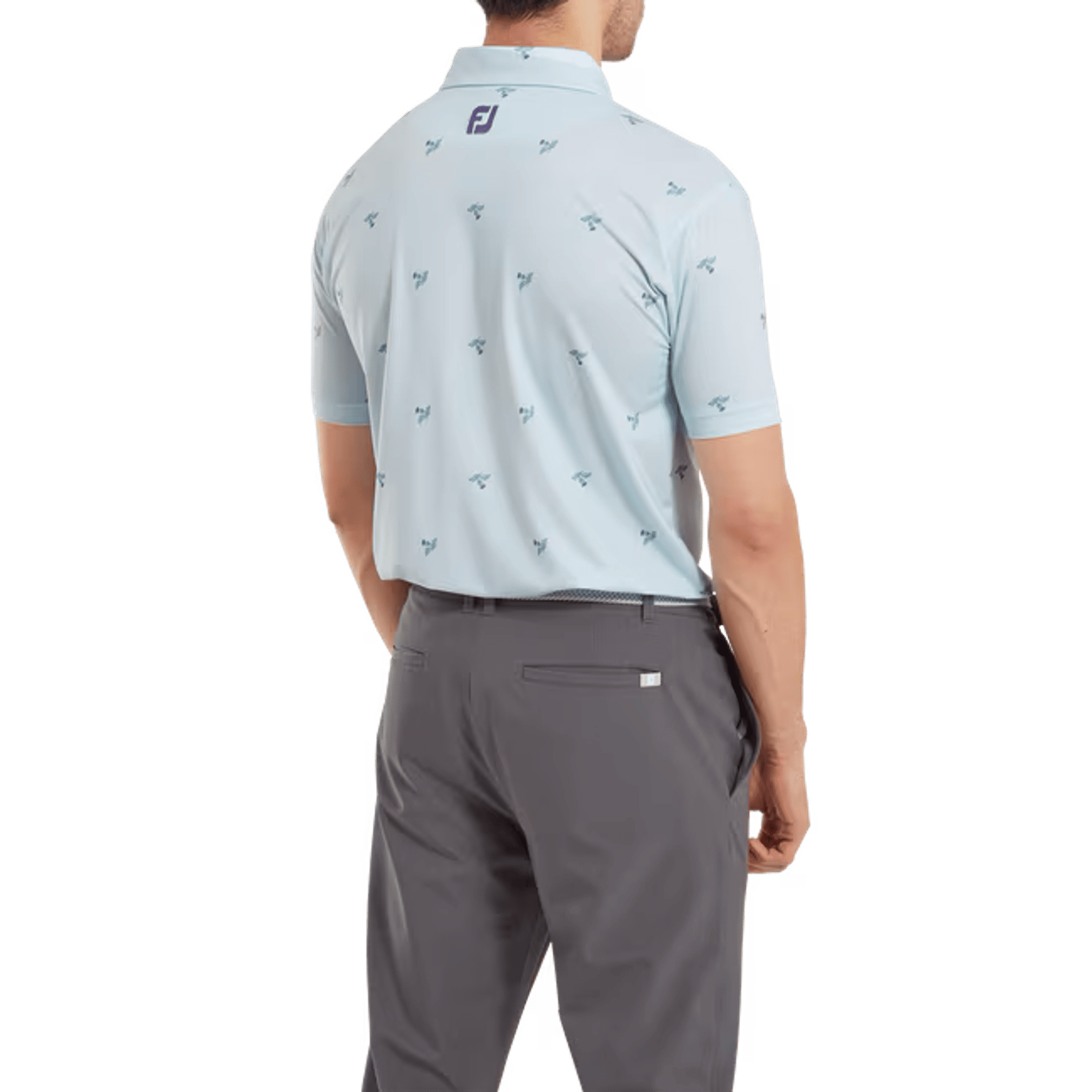 Footjoy Thistle Print Polo Herren