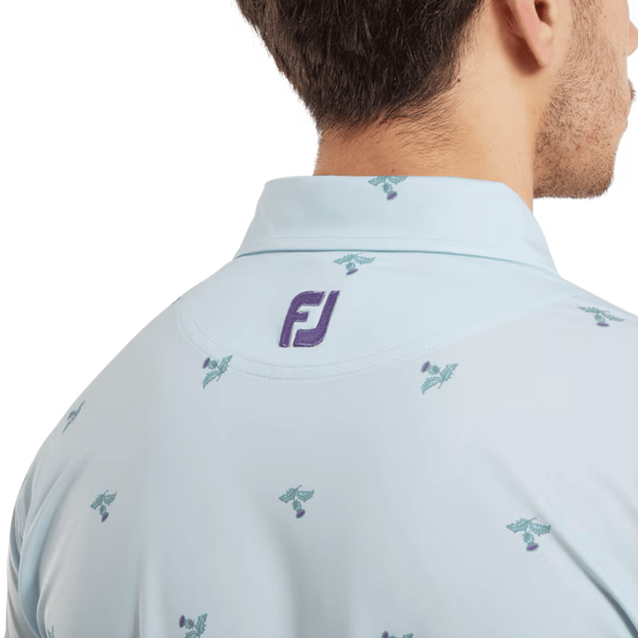 Footjoy Thistle Print Polo Herren