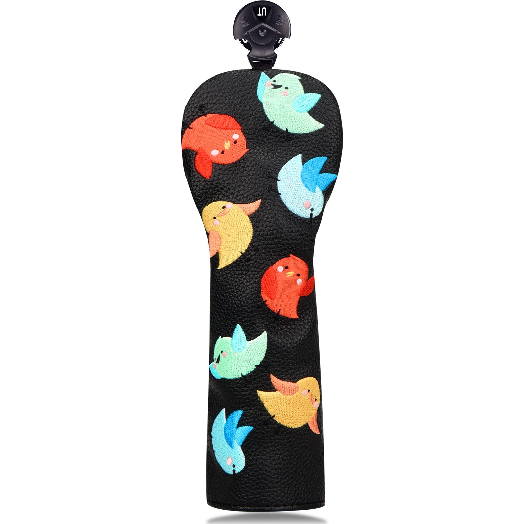 Emroydered Headcovers Birds Hybrid Headcover