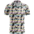 Polo da uomo Golf Rowdies Palm Tree