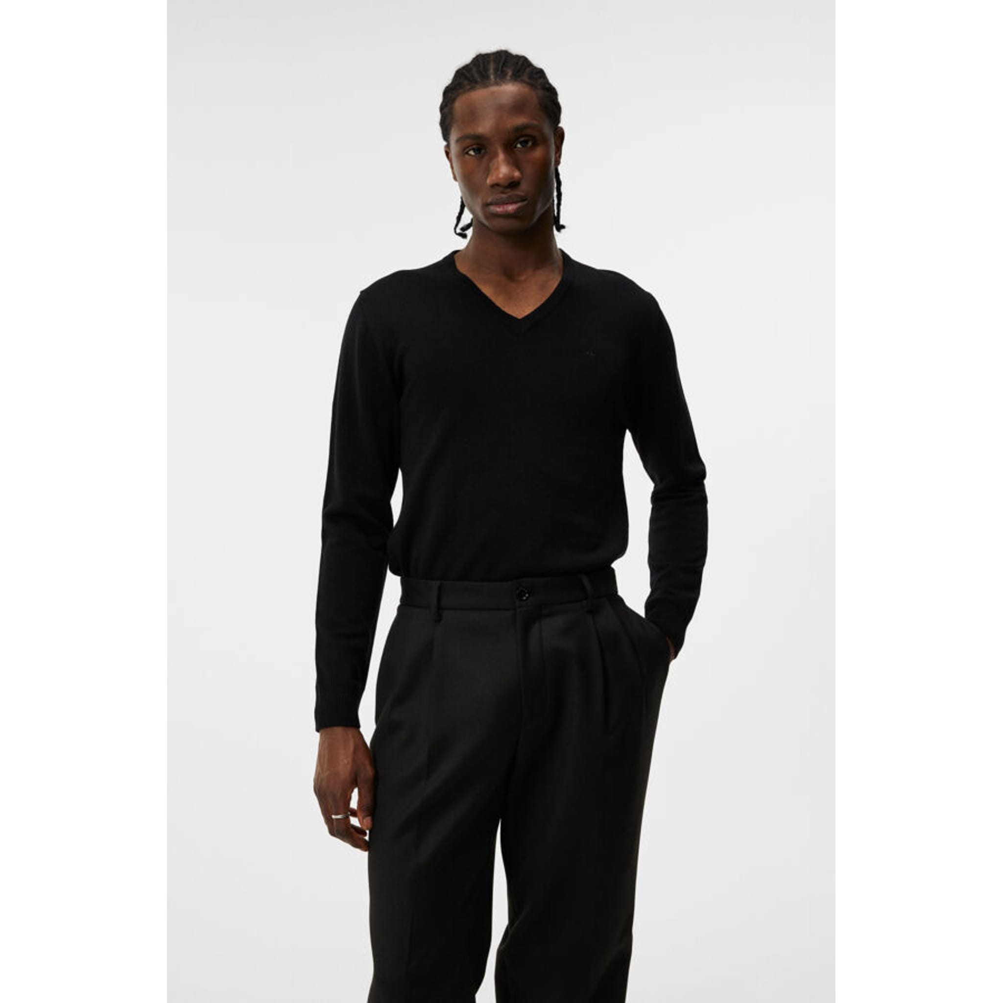 J. Lindeberg Lymann Merino V-Neck Pullover Herren