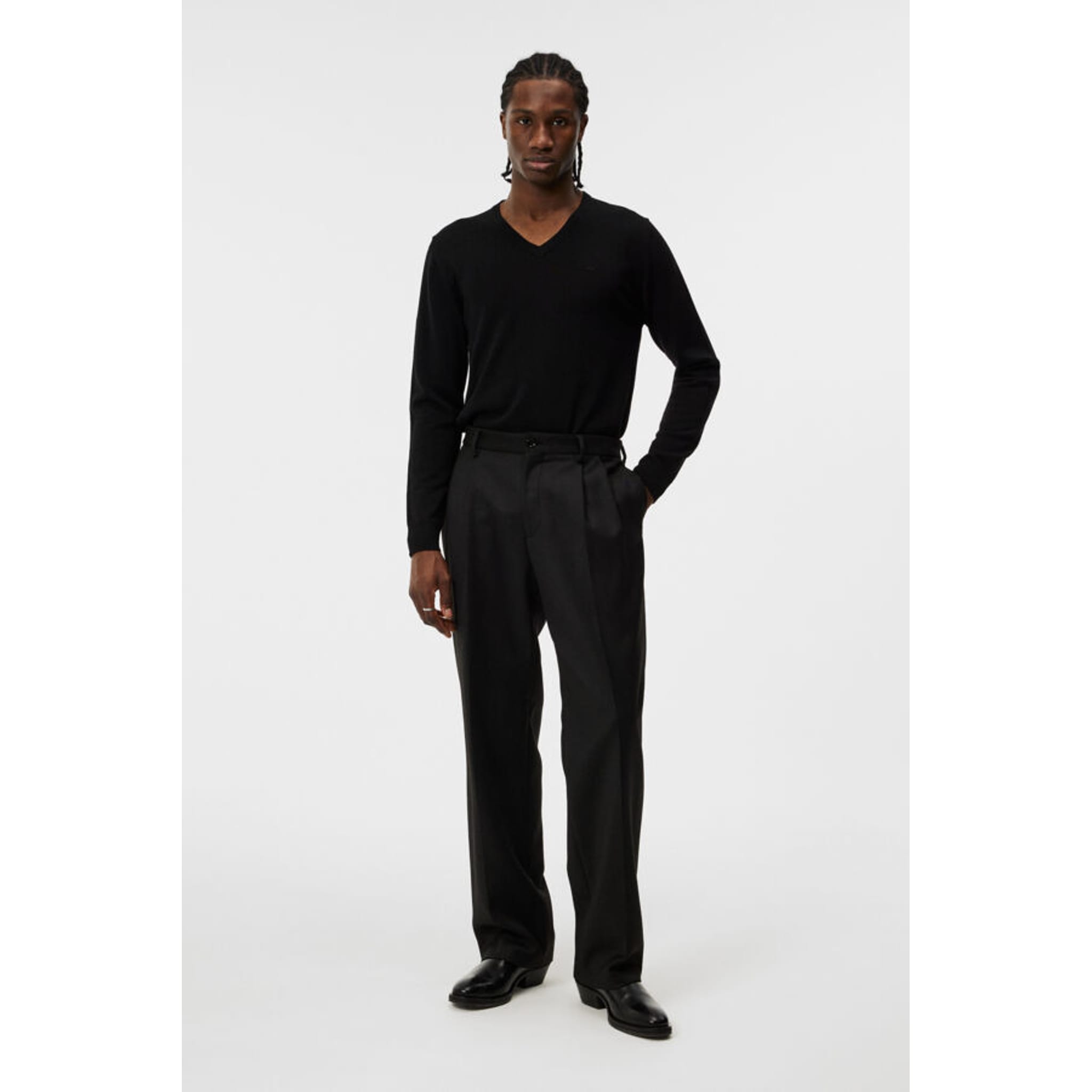 J. Lindeberg Lymann Merino V-Neck Pullover Herren