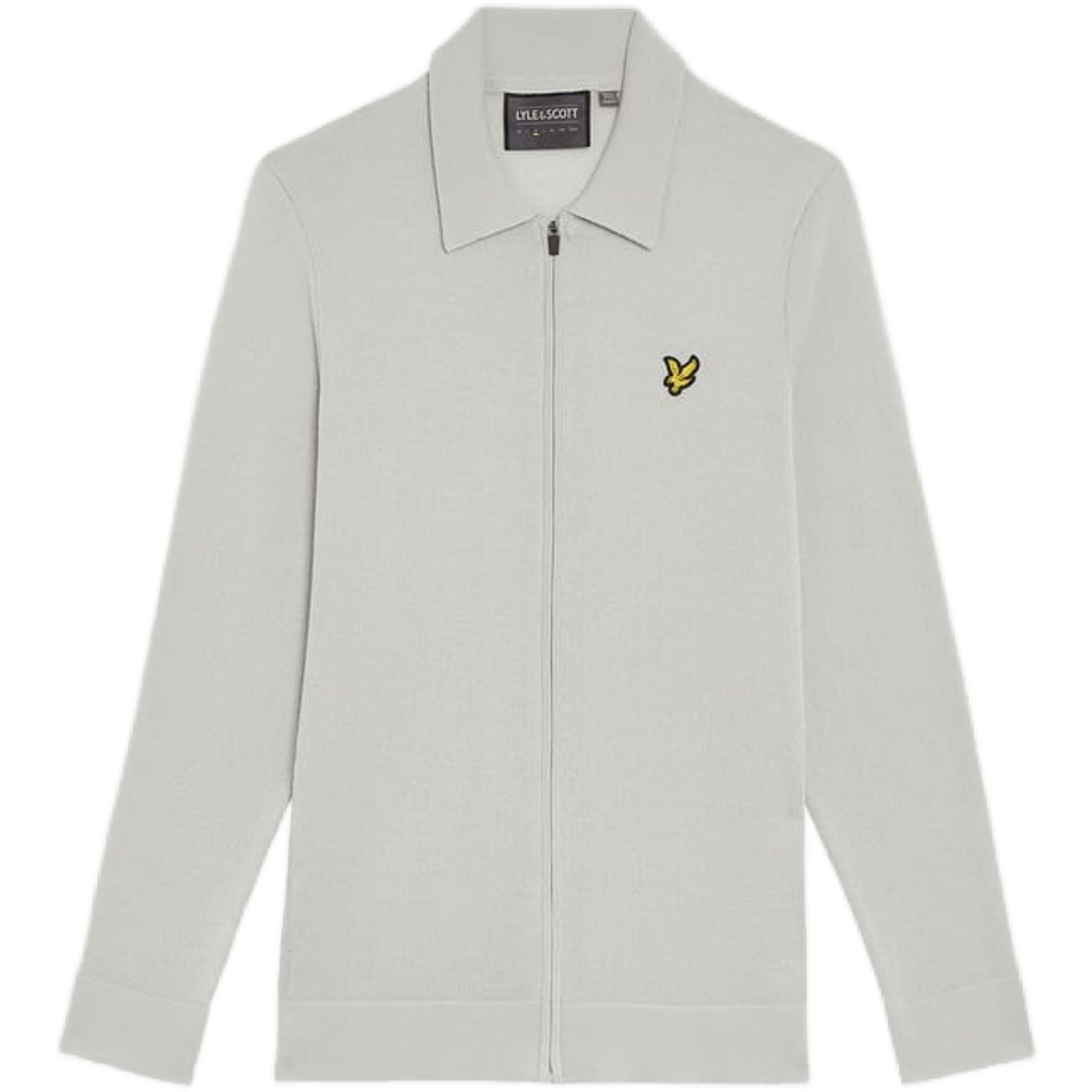 Cardigan leggero in maglia con colletto Lyle &amp; Scott da uomo