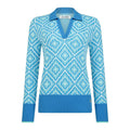 Maglione da donna in jacquard a traliccio originale Penguin