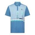 Polo da uomo Original Penguin Palm Springs Block