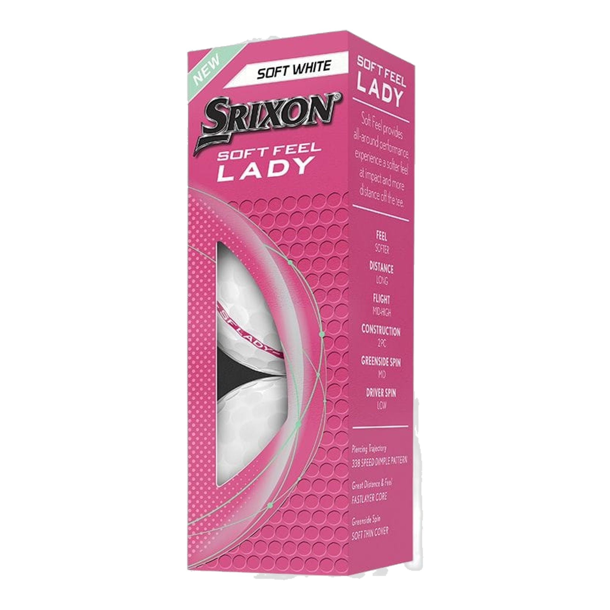 Srixon Soft Feel Lady Pure Golfbälle Damen