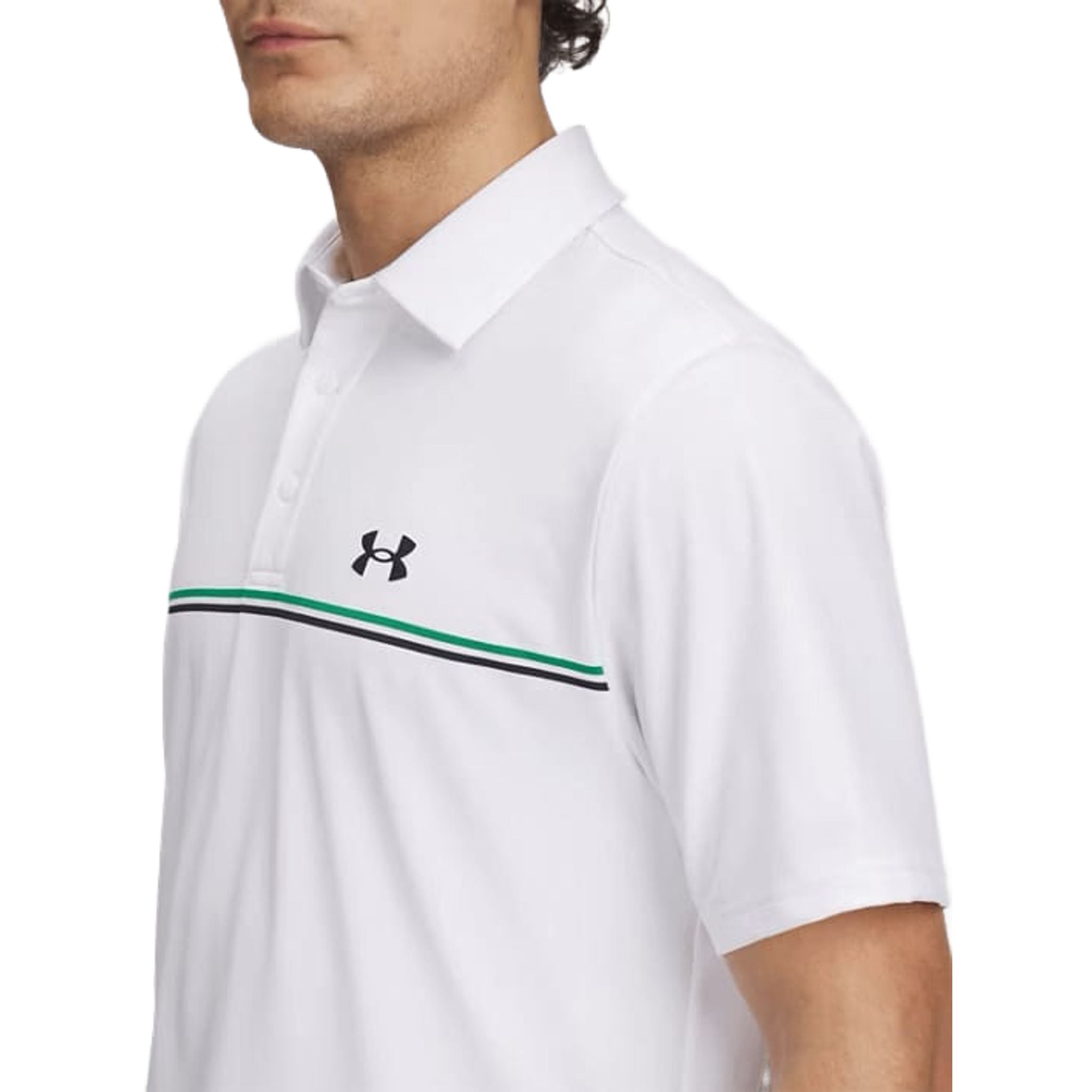 Polo a righe Under Armour UA Playoff 3.0 da uomo