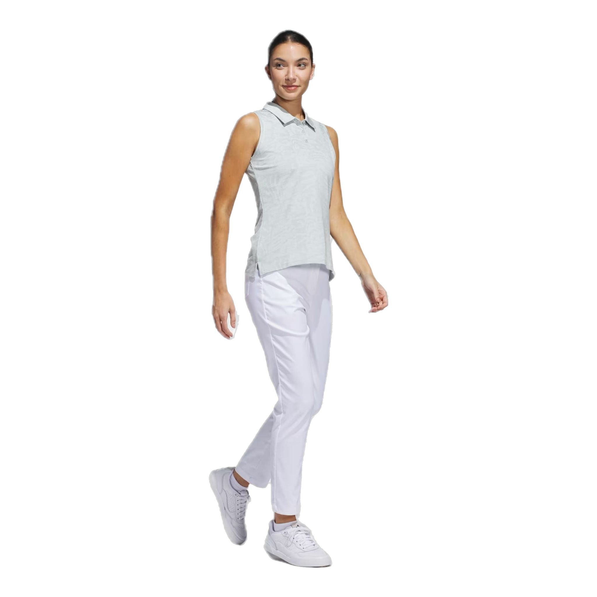 Polo senza maniche Adidas Ultimate365 Jacquard da donna