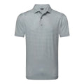 Polo da uomo Footjoy in pied de poule con motivo geometrico Lisle