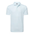 Polo da uomo Footjoy in pied de poule con motivo geometrico Lisle
