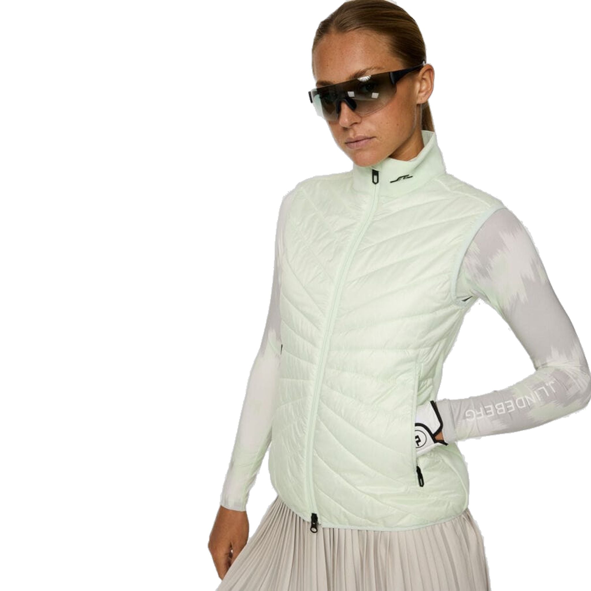 J. Lindeberg Madde Quilt Gilet ibrido da donna