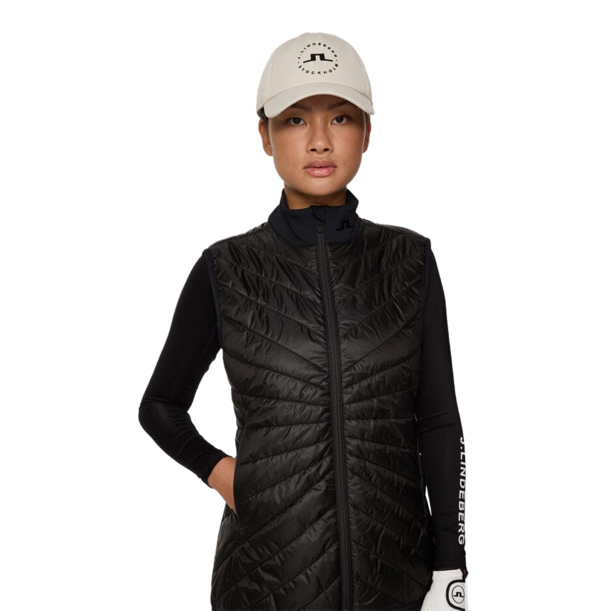 J. Lindeberg Madde Quilt Gilet ibrido da donna