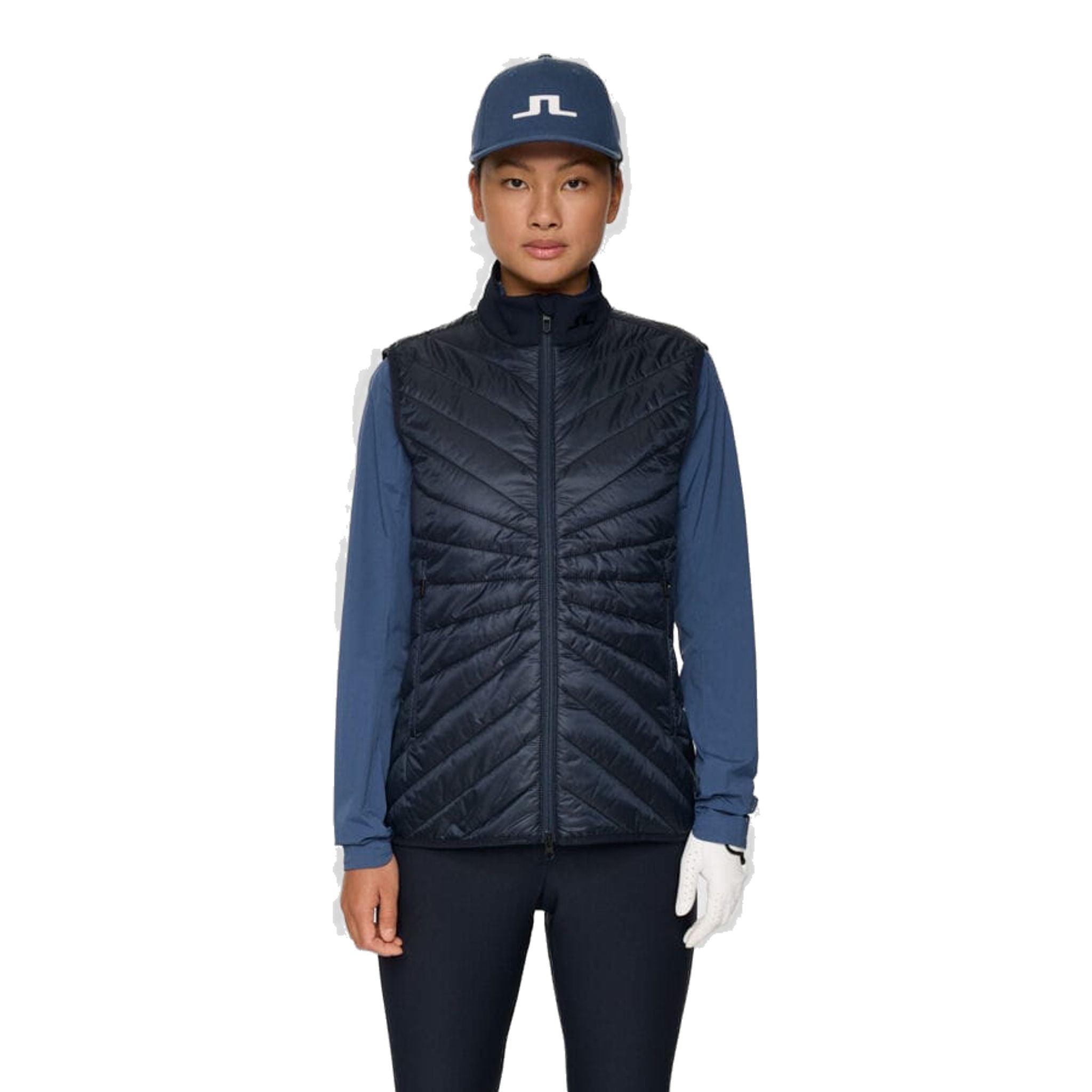 J. Lindeberg Madde Quilt Gilet ibrido da donna