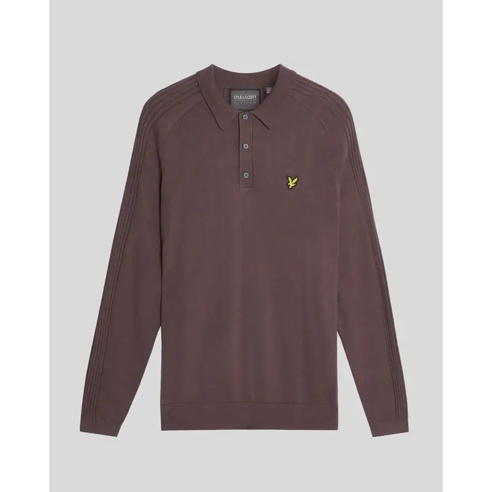 Lyle & Scott Golf Long Sleeve Knitted Polo Herren