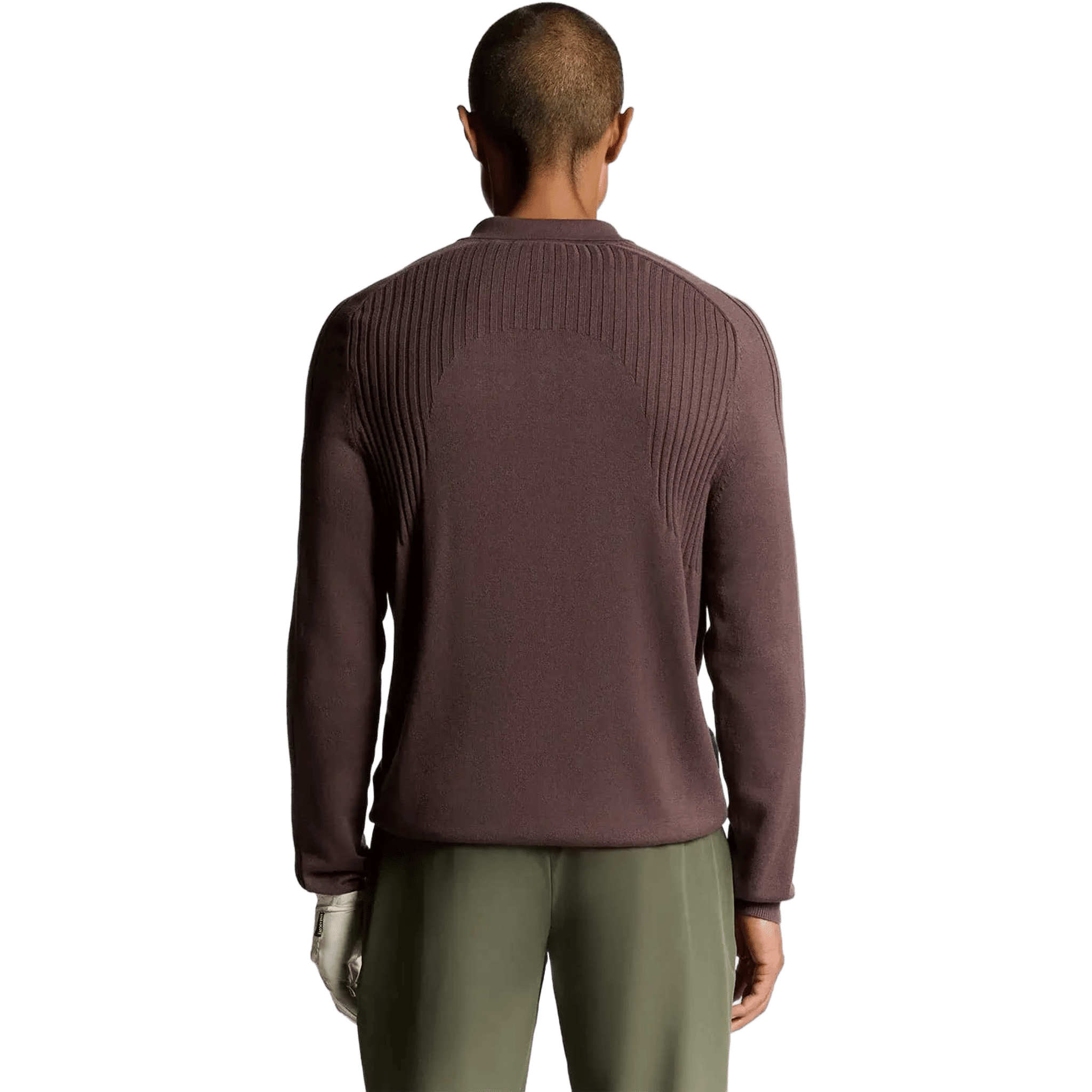 Lyle & Scott Golf Long Sleeve Knitted Polo Herren