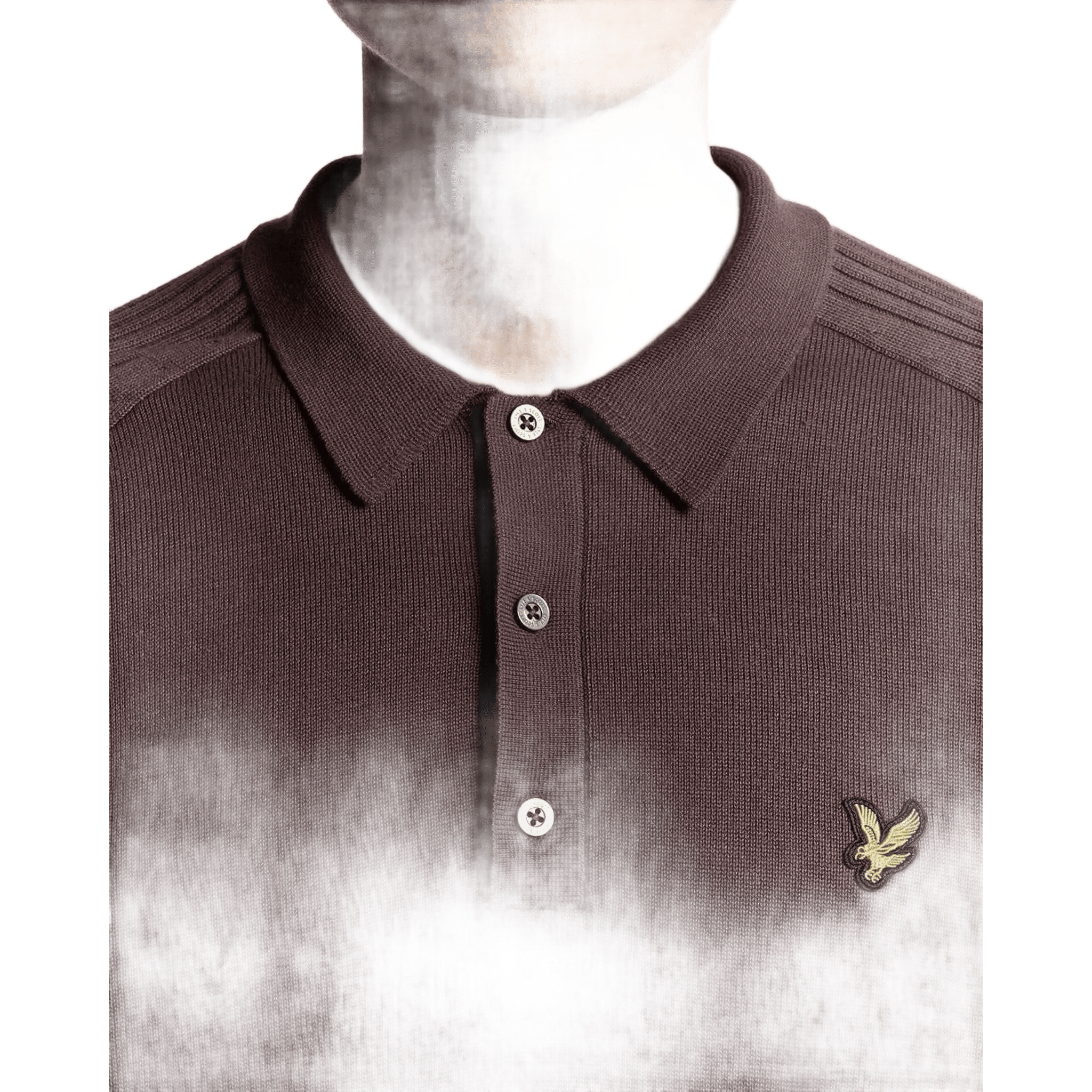 Lyle & Scott Golf Long Sleeve Knitted Polo Herren