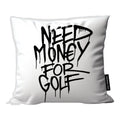 I giocatori di golf hanno bisogno di soldi per una federa da golf