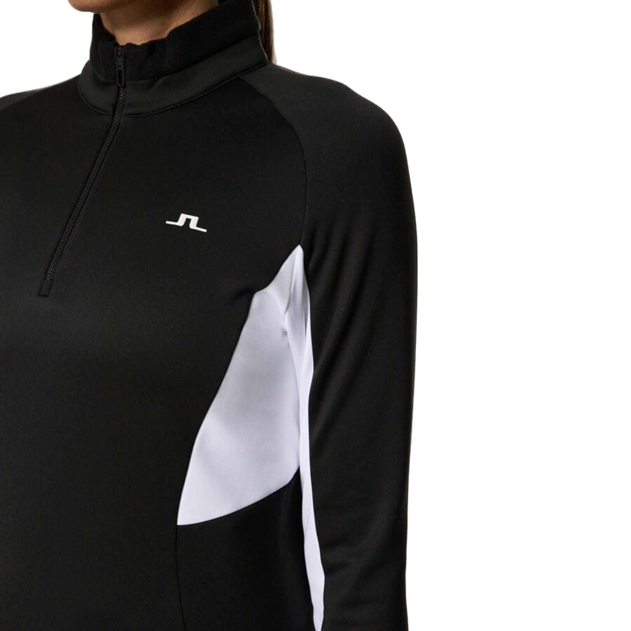 J. Lindeberg Arja strato intermedio con zip a un quarto da donna