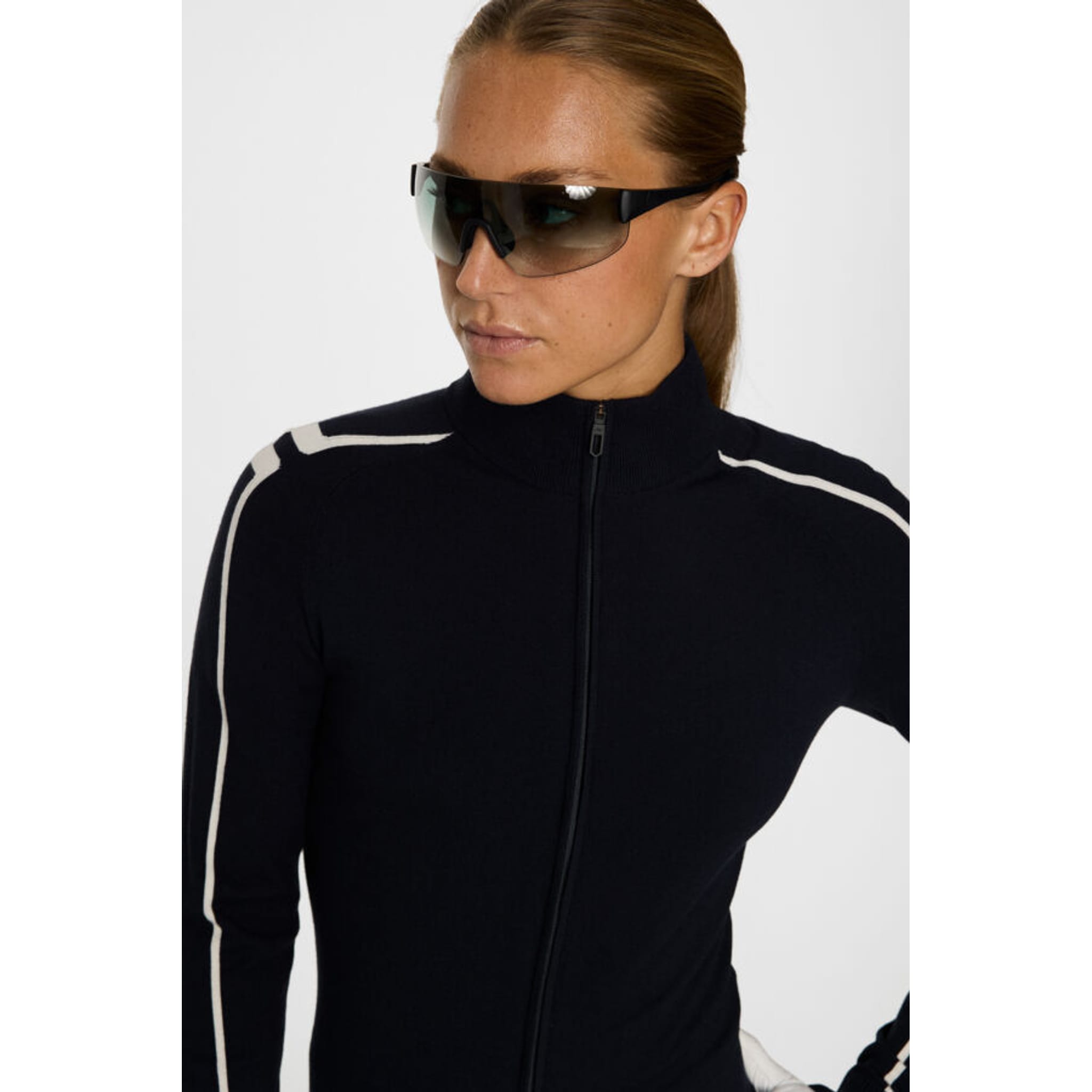 J. Lindeberg Aubree Knitted Zip Sweater Damen