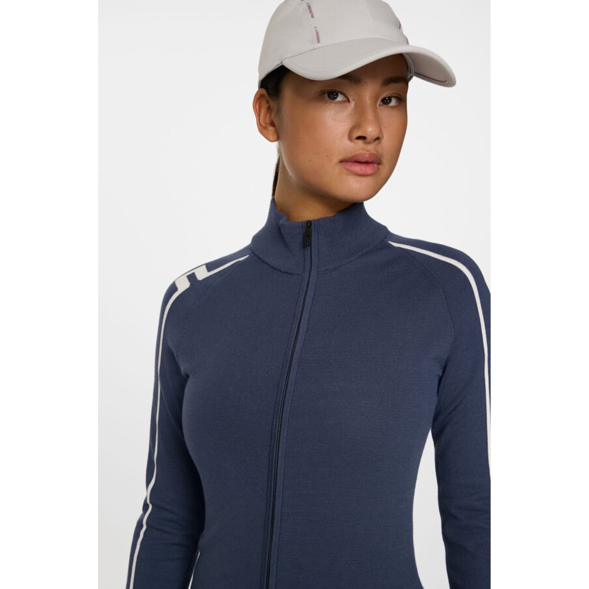 J. Lindeberg Aubree Knitted Zip Sweater Damen