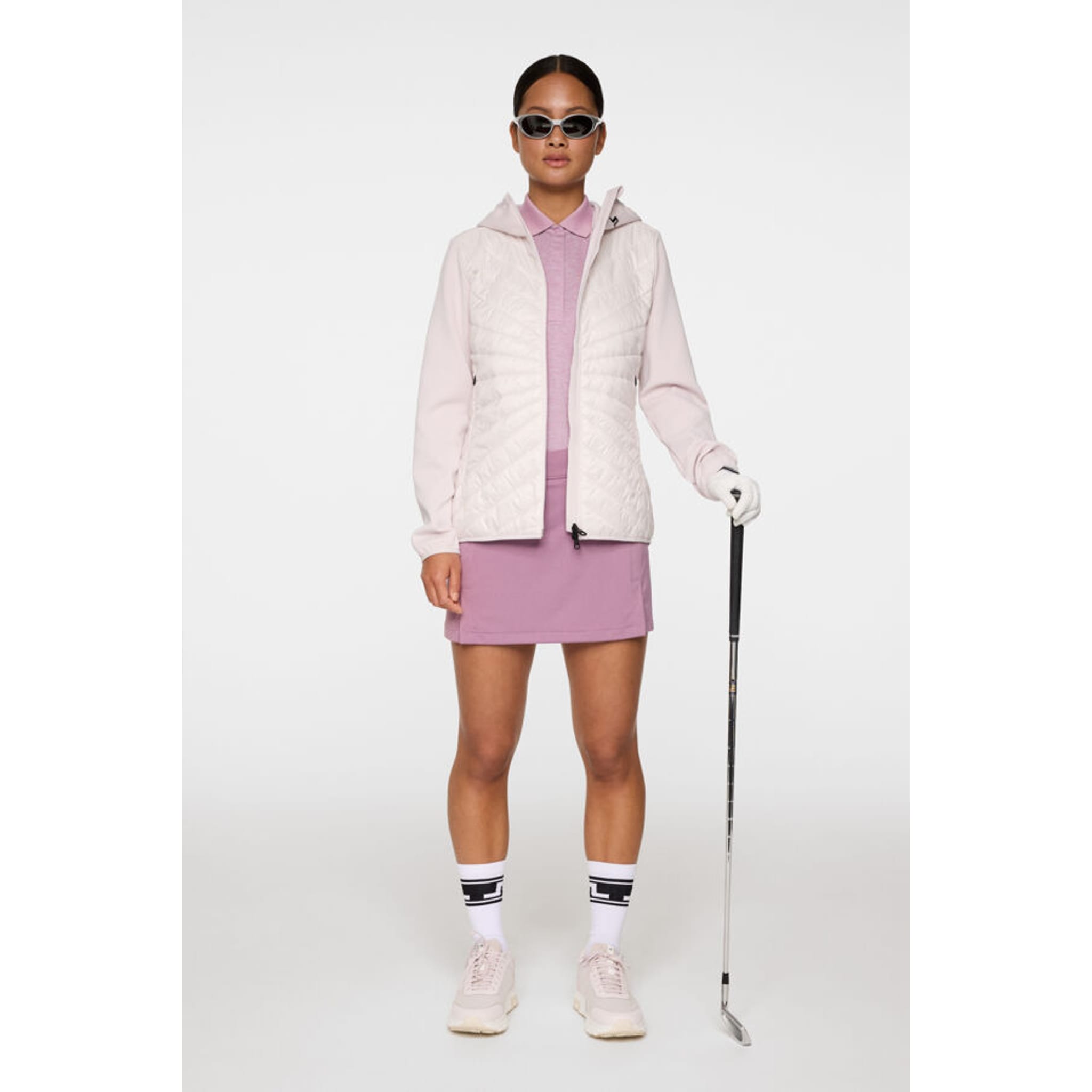 J. Lindeberg Madde Quilt Hybrid Kapuzenjacke Damen
