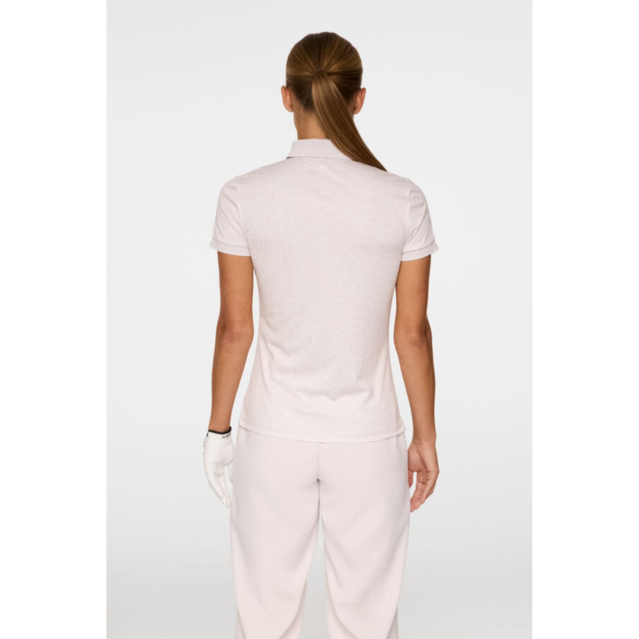 J. Lindeberg Tour Tech Print Polo Damen