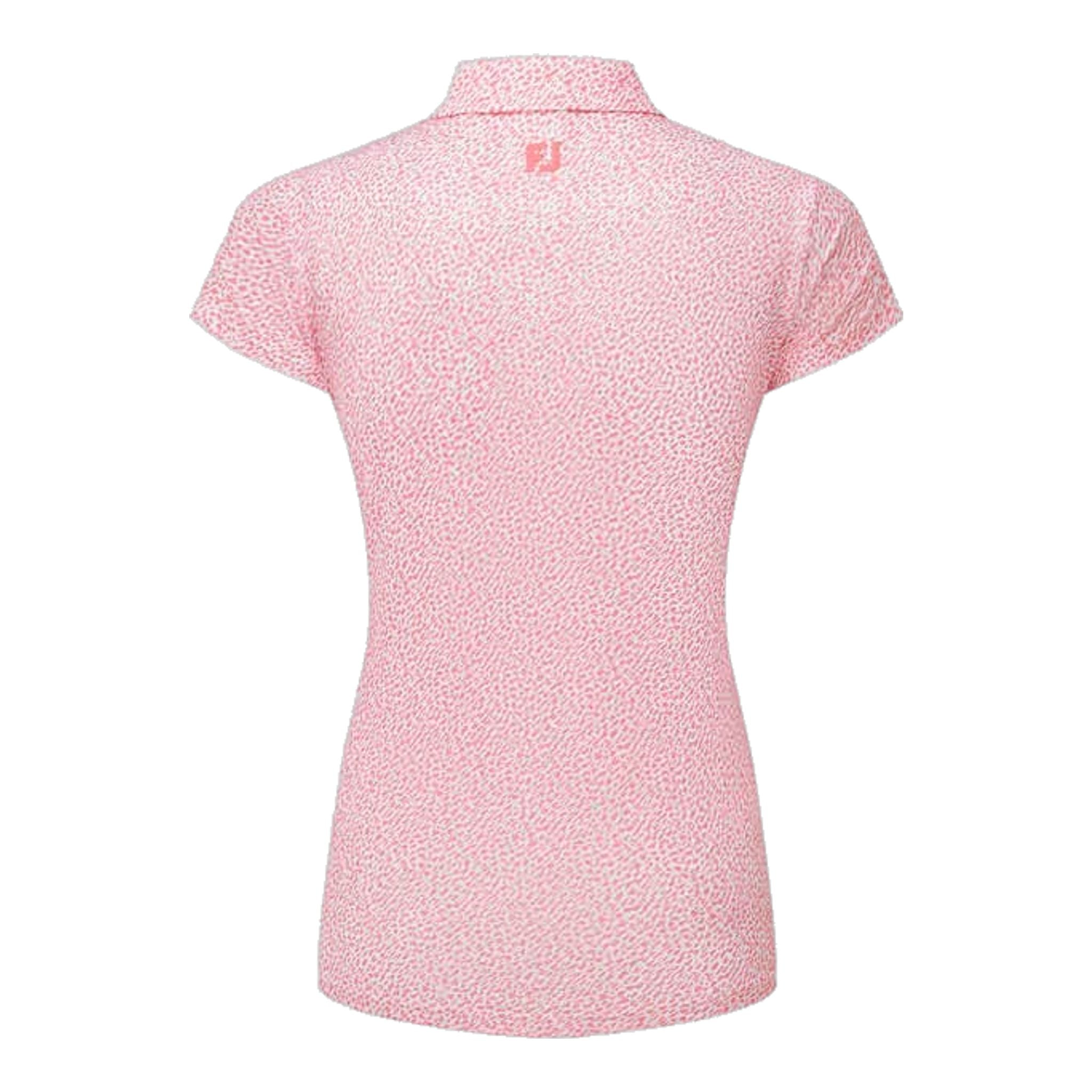 Footjoy Animal Print Cap Sleeve Lisle Polo