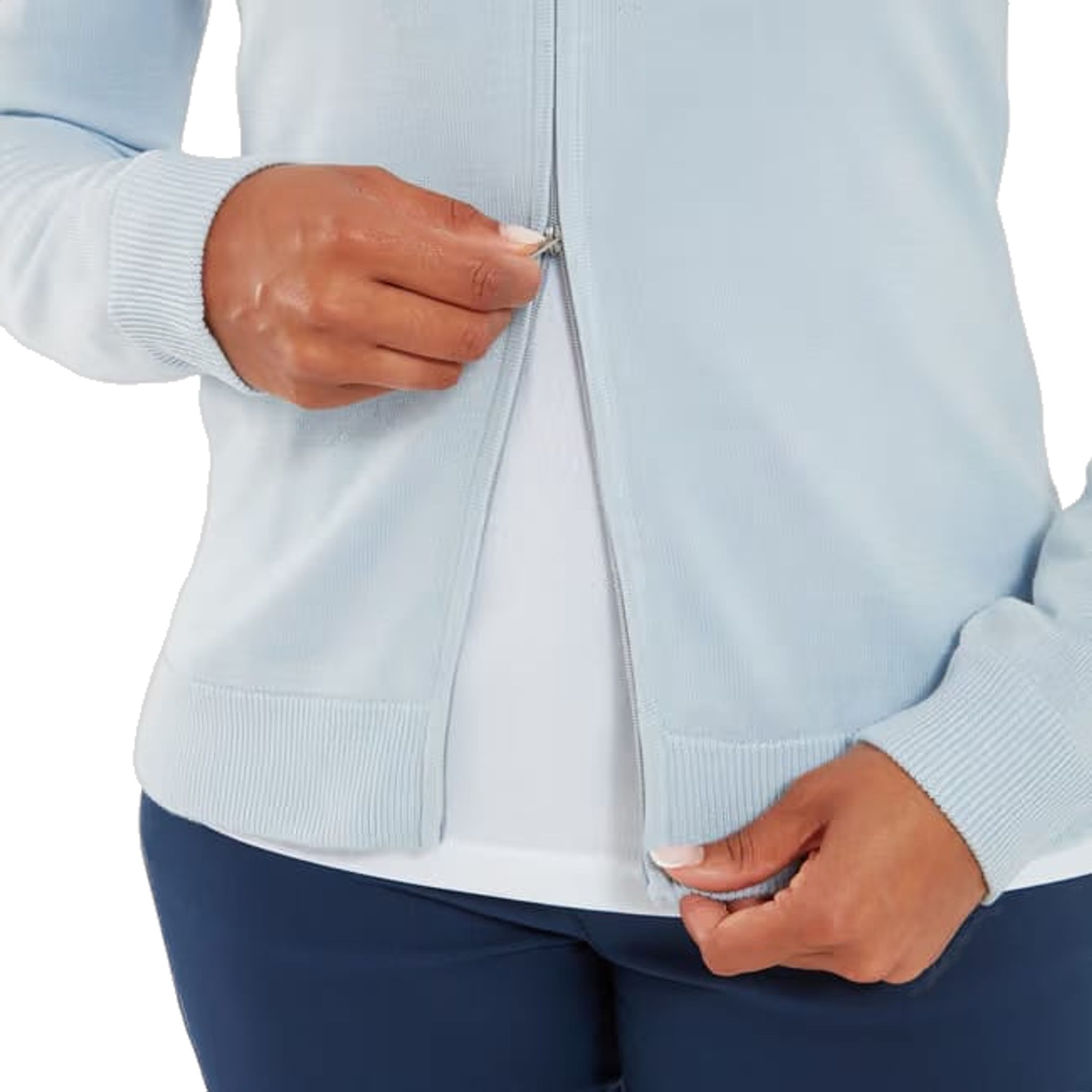 Maglione foderato con zip intera drirelease® da donna Footjoy