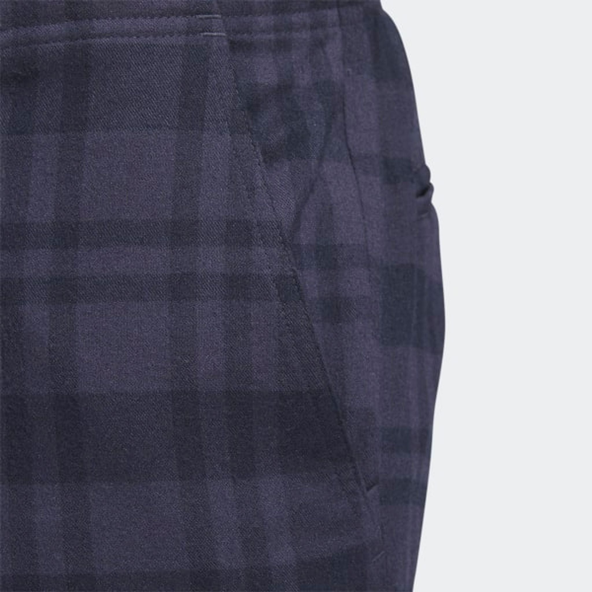 Pantaloncini a quadri Adidas da uomo cromati/blu M