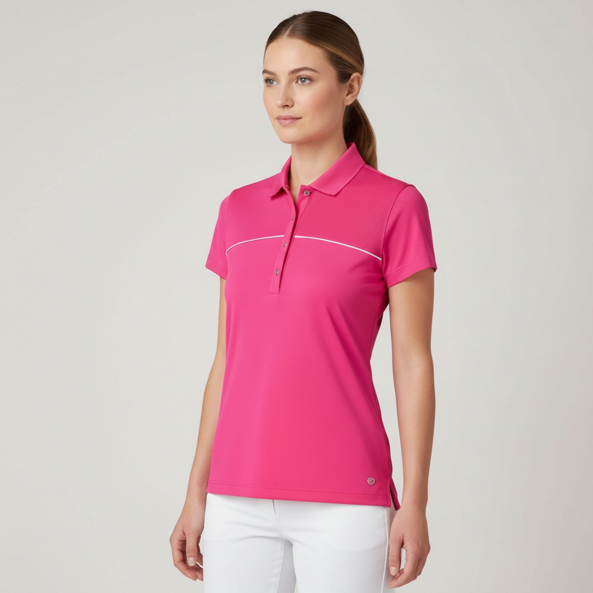 Polo Daily Sports Adina SS rosa acceso XS da donna