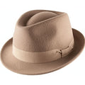 Cappello Trilby in tessuto beige L dell'agenzia Erwin Reithmeier