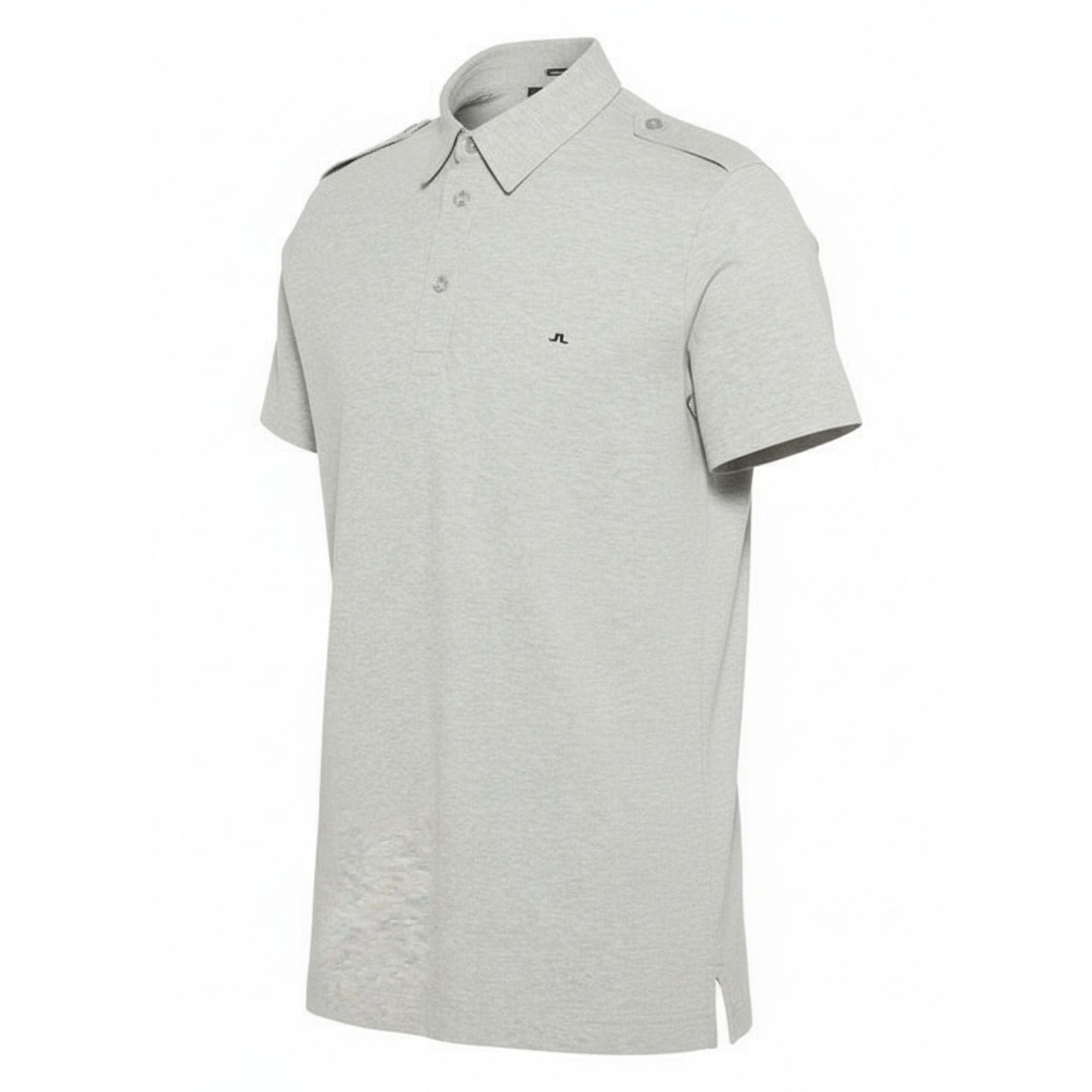 J. Lindeberg M Cliff JL Pique Stone Gray Melange S Uomo