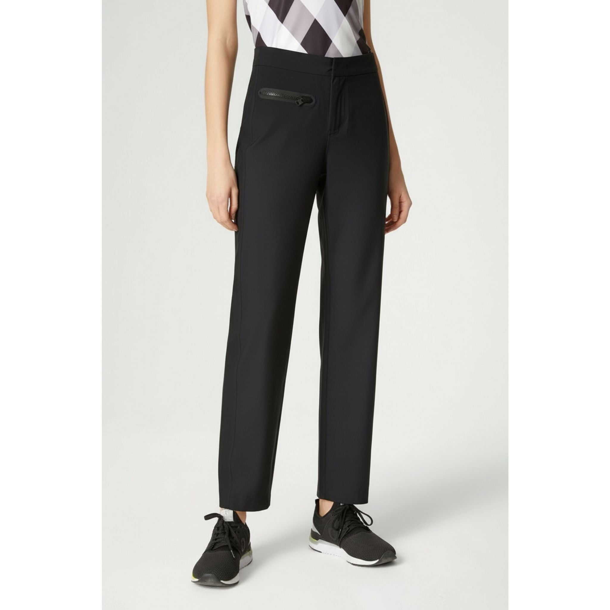 Pantaloni antipioggia Bogner W Raina-T neri taglia 42 da donna