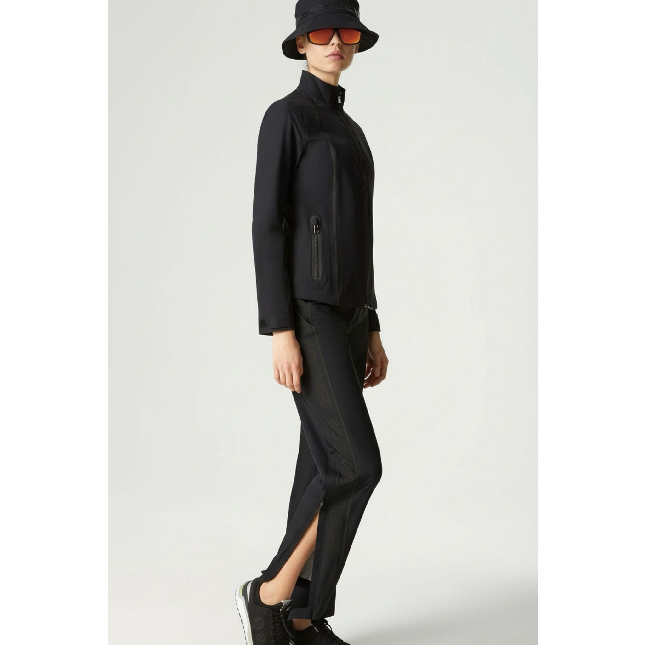 Pantaloni antipioggia Bogner W Raina-T neri taglia 42 da donna
