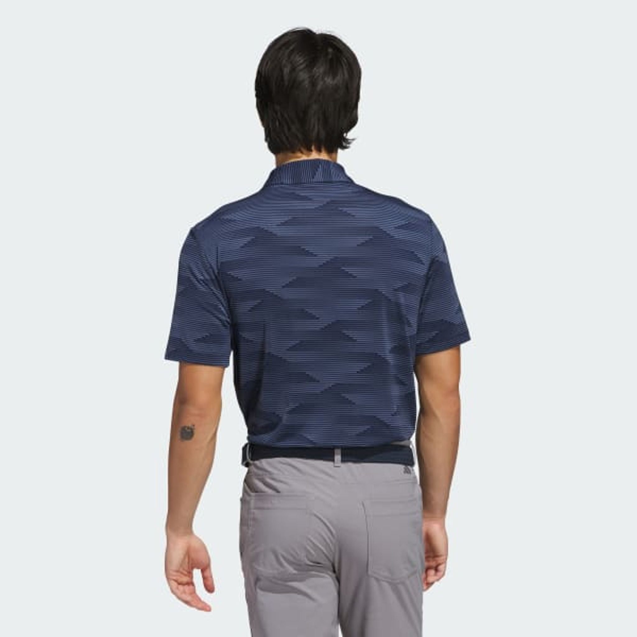 Polo a righe Adidas Ultimate365 Speed ​​da uomo