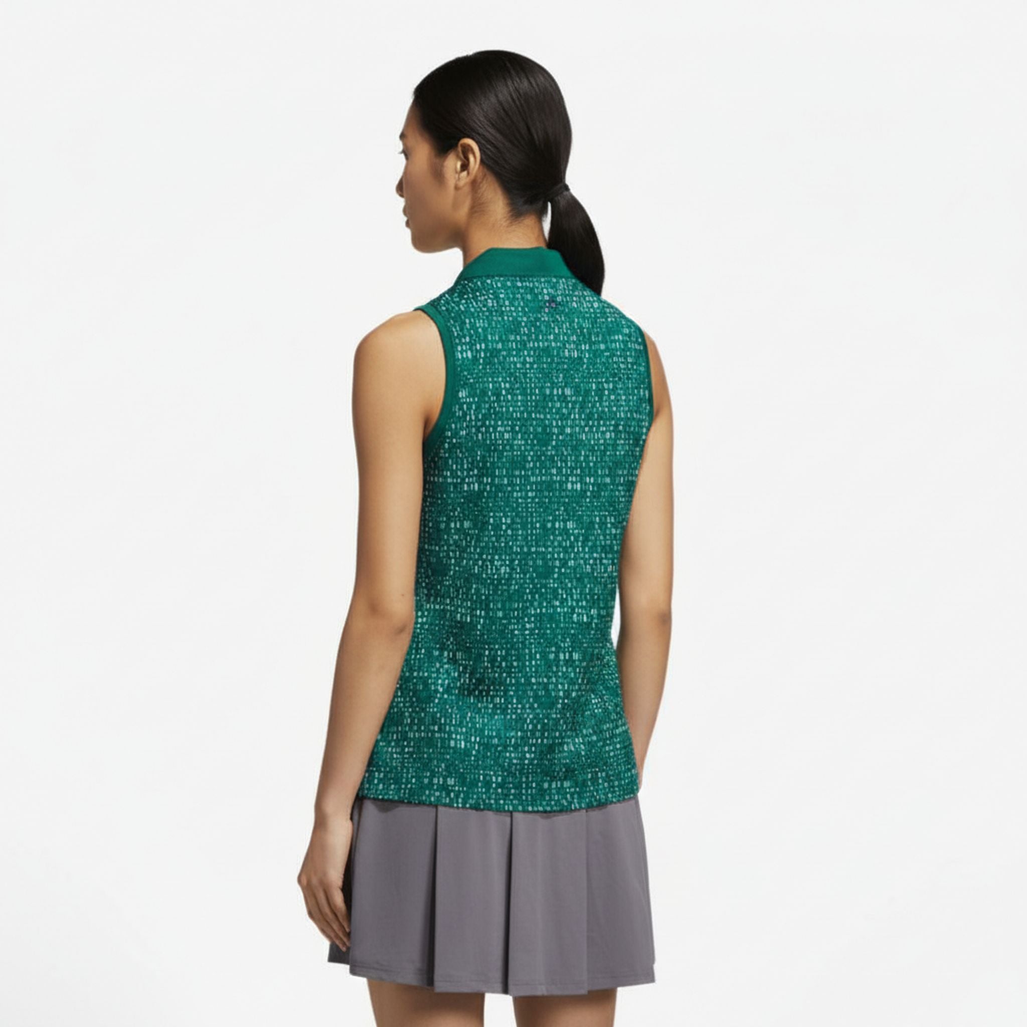 Adidas Ultimate365 Printed Sleeveless Polo Damen