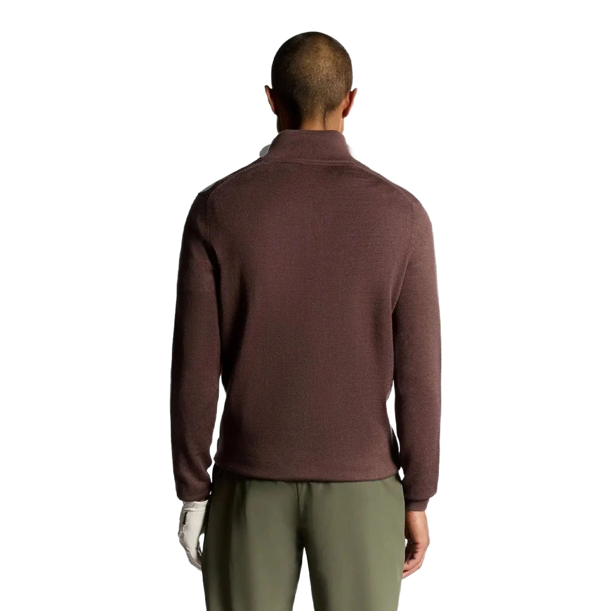 Lyle & Maglione con zip a 1/4 Scott da uomo