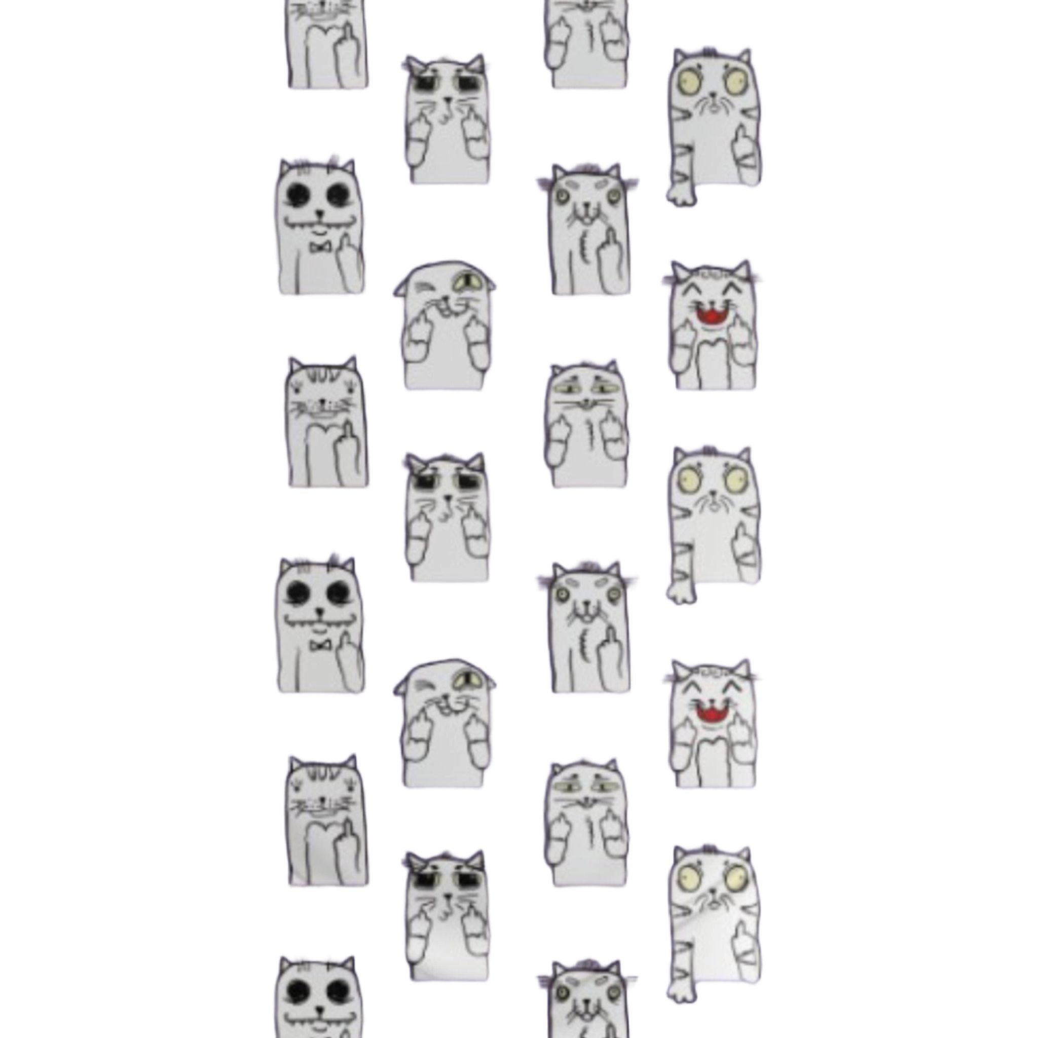 Polo da uomo Golf Rowdies Middlefinger Cat