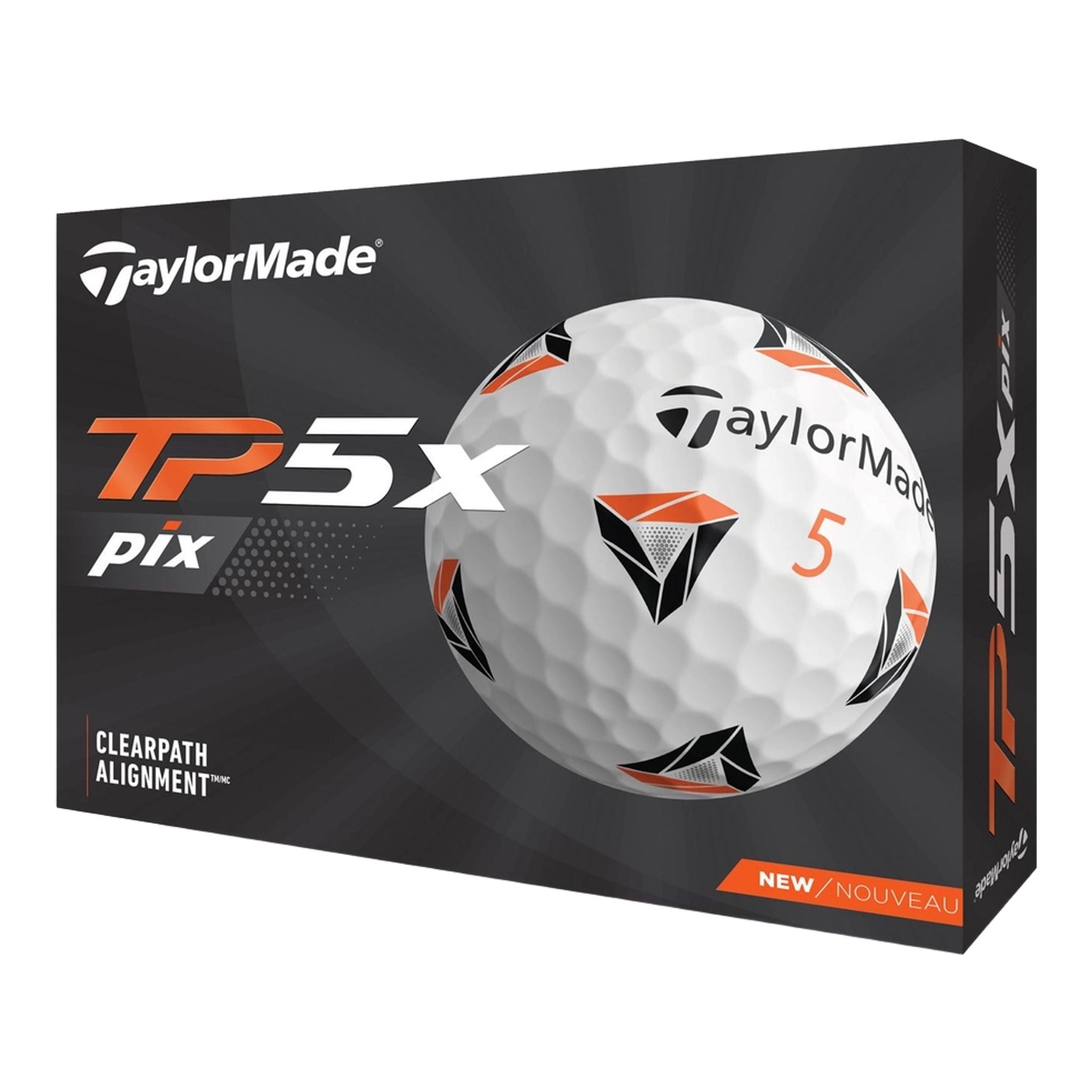 TaylorMade TP5x Pix (21) [12 palline] Bianco