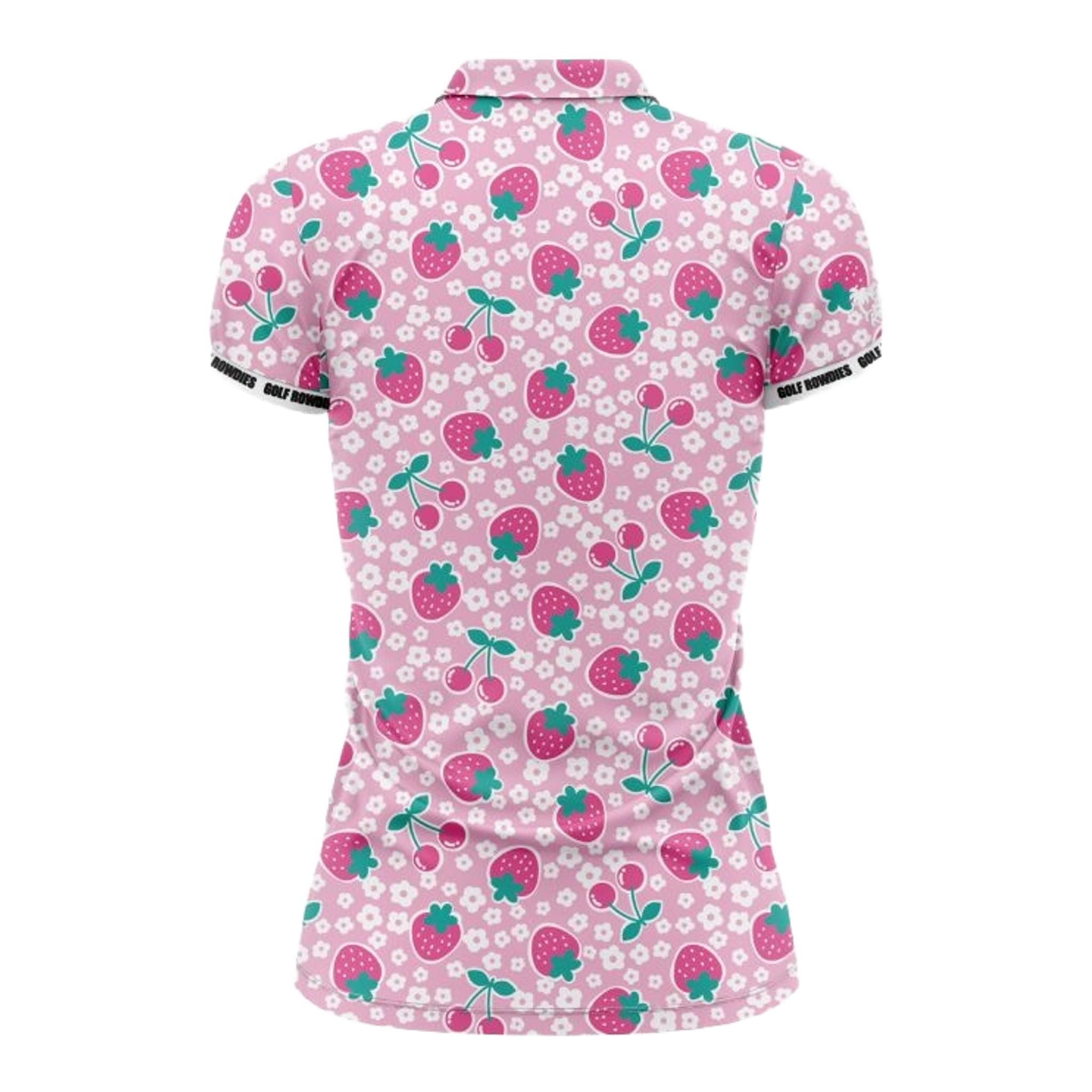 Polo da donna Golf Rowdies Strawberry