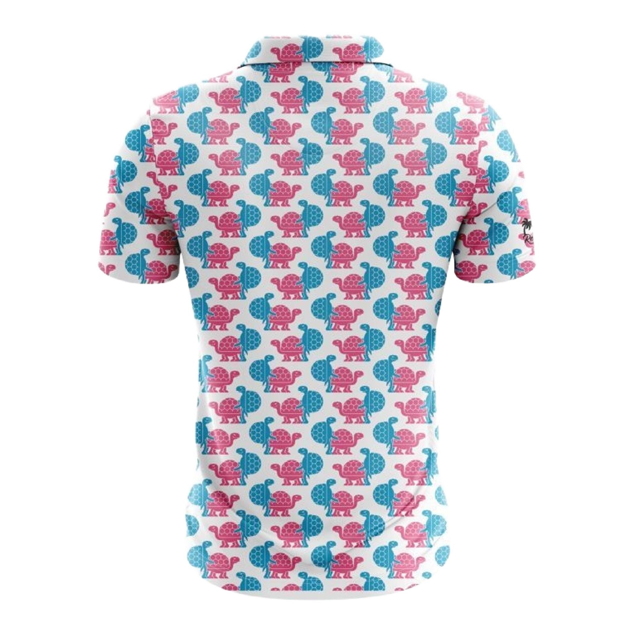 Polo da uomo Golf Rowdies Love Turtles