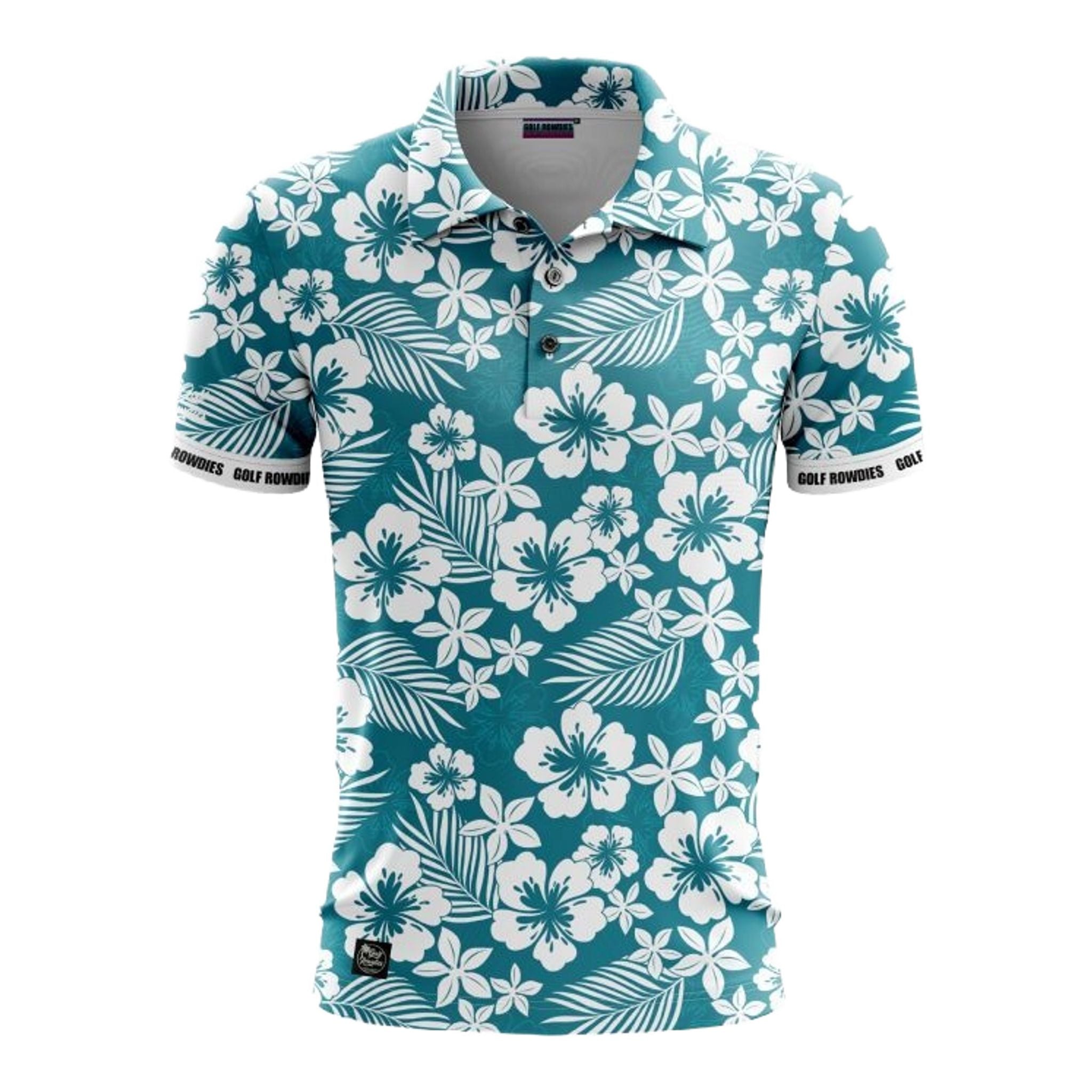 Polo Golf Rowdies Hibiscus da uomo