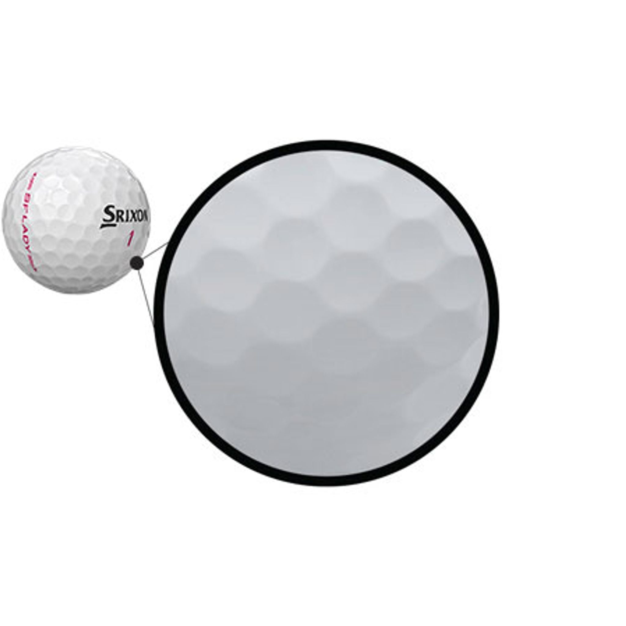 Palline da golf Srixon Soft Feel Lady 2021 da donna