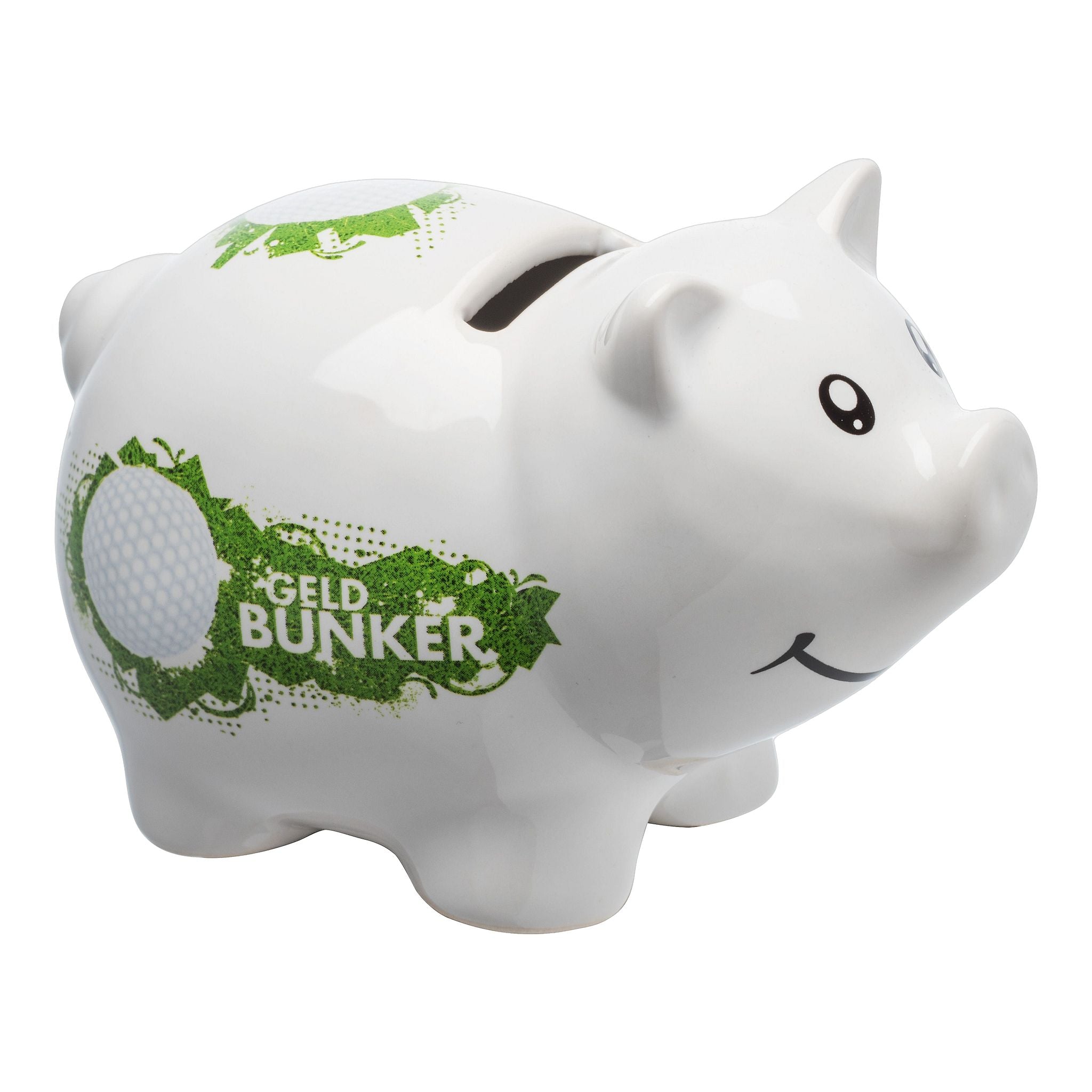 Sportiques Golf Gifts Salvadanaio in porcellana con deposito di denaro
